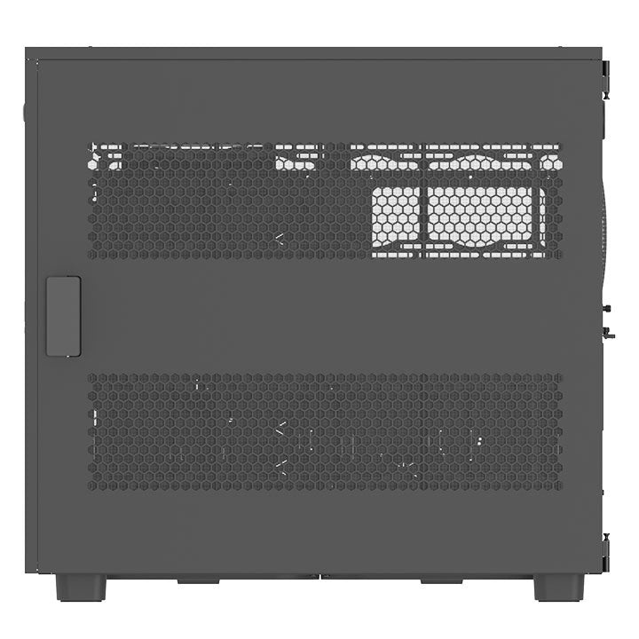 Thermaltake AX700 Super Tower Chassis Nero - Supporto XL-ATX, 5 Schede Grafiche, Fino a 18 Dischi Rigidi, 2 Pannelli Laterali Perforati, Protezione Antipolvere
