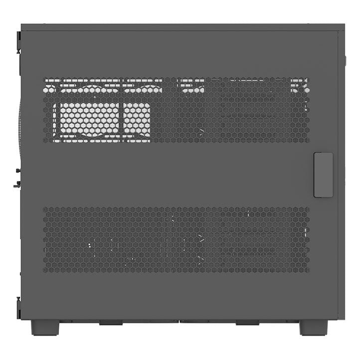 Thermaltake AX700 Super Tower Chassis Nero - Supporto XL-ATX, 5 Schede Grafiche, Fino a 18 Dischi Rigidi, 2 Pannelli Laterali Perforati, Protezione Antipolvere