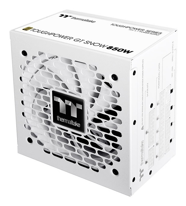 Thermaltake Toughpower GT Snow 850W - Alimentatore Modulare 80 PLUS Gold, ATX 3.1, Bianco
