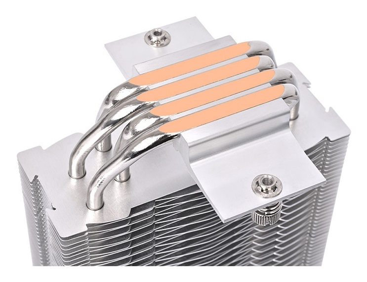 Thermaltake UX400 - Raffreddatore d'aria 12 cm, 700-1800 Giri/min, Nero/Argento