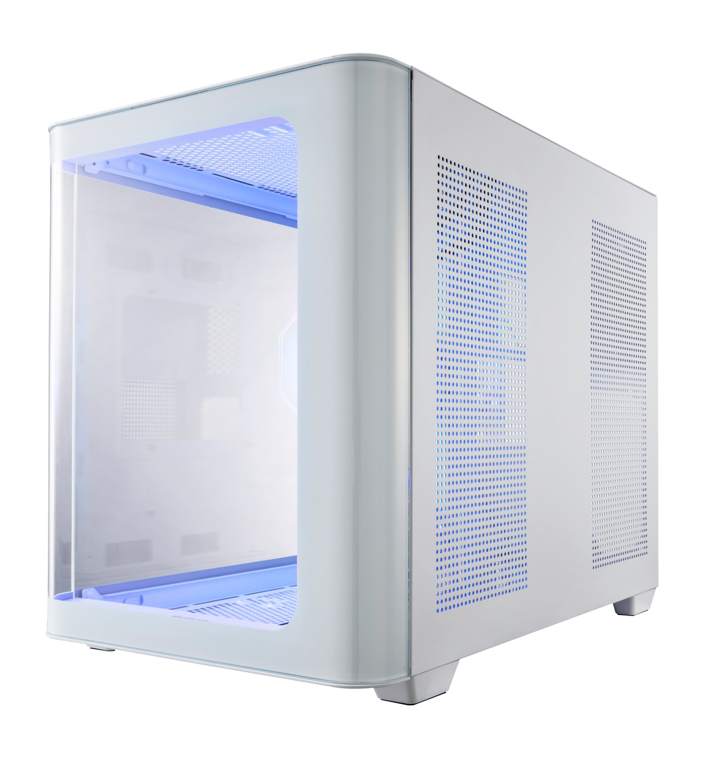 Fortron FSP S380-WA Case Midi-Tower Bianco con Vetro Temperato Curvo e Supporto per Schede Video fino a 445mm