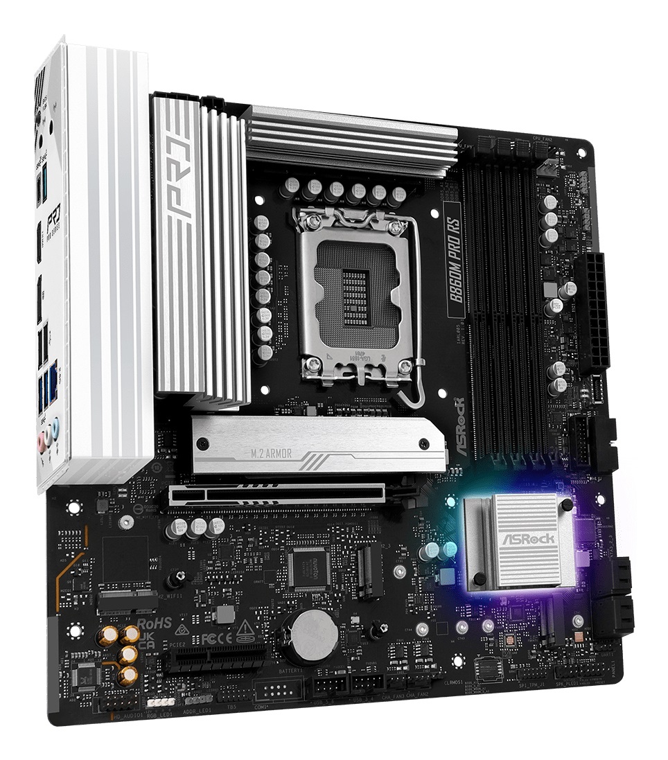 ASRock B860M Pro RS Scheda Madre Micro-ATX LGA 1851 Intel B860 DDR5 fino a 256 GB