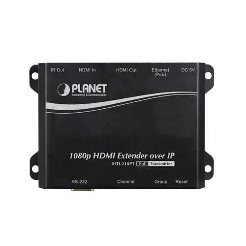 PLANET IHD-210PT Trasmettitore AV HDMI Extender - Risoluzione 1920x1080, PoE, supporto Cat5e/Cat6