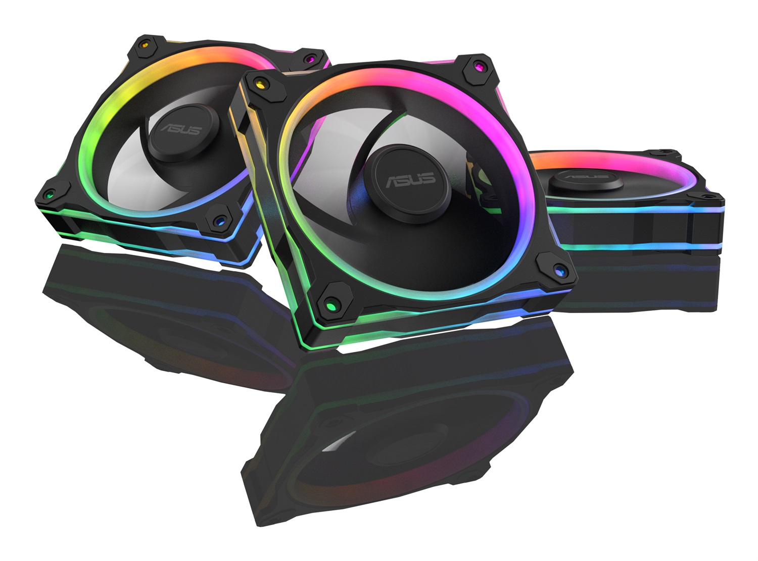 ASUS Prime MR120 ARGB Kit - 3 Ventole da 120mm con Illuminazione RGB e Funzionamento Silenzioso