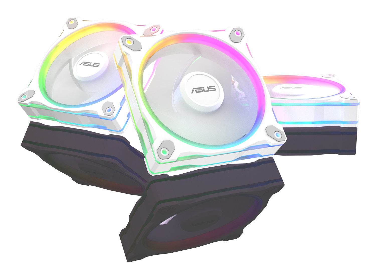 ASUS Prime MR120 Fan ARGB White 3in1 Case per computer Ventilatore 12 cm Bianco