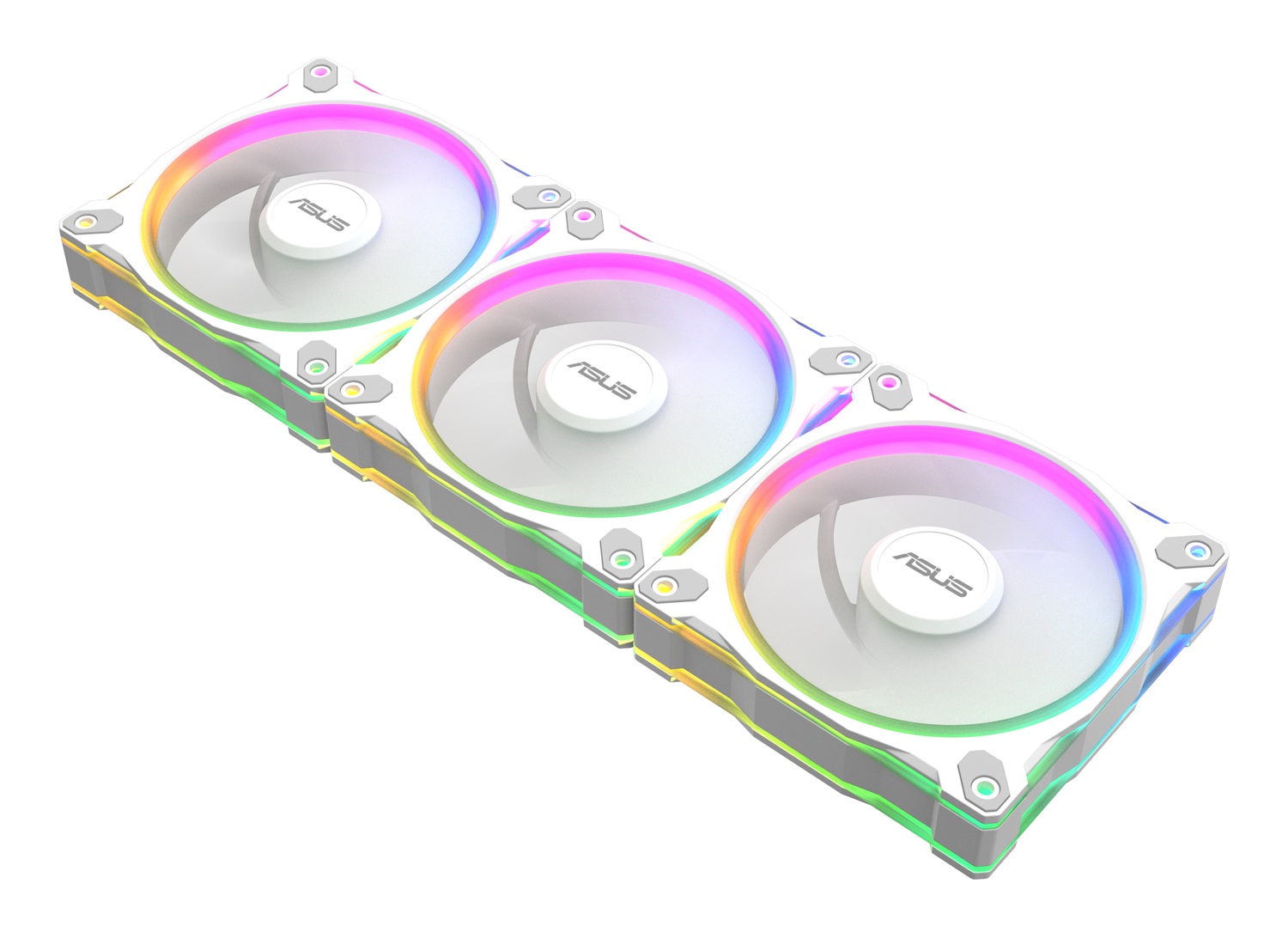 ASUS Prime MR120 Fan ARGB White 3in1 Case per computer Ventilatore 12 cm Bianco