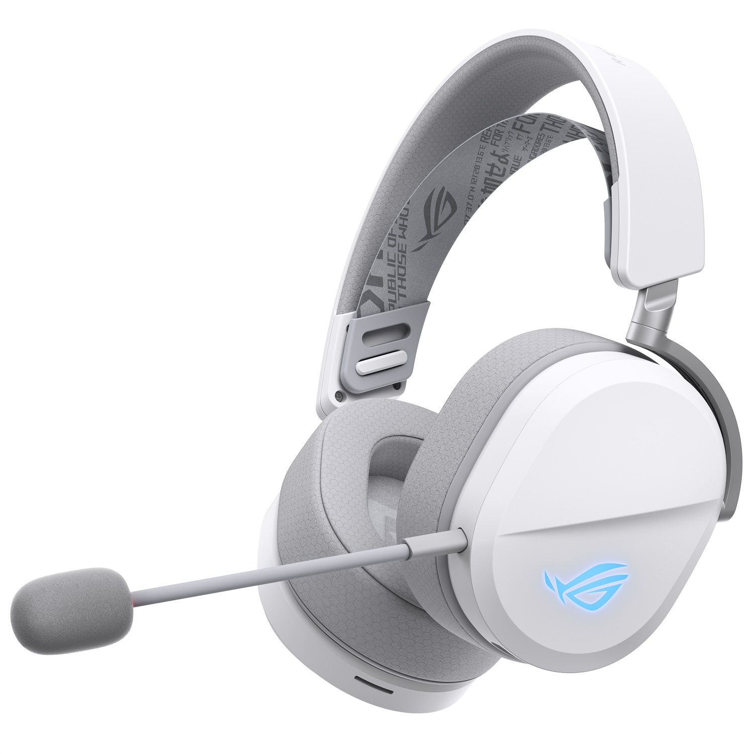 ASUS ROG Pelta Auricolare Gaming A Padiglione Con e Senza Cavo USB tipo-C e Bluetooth Bianco