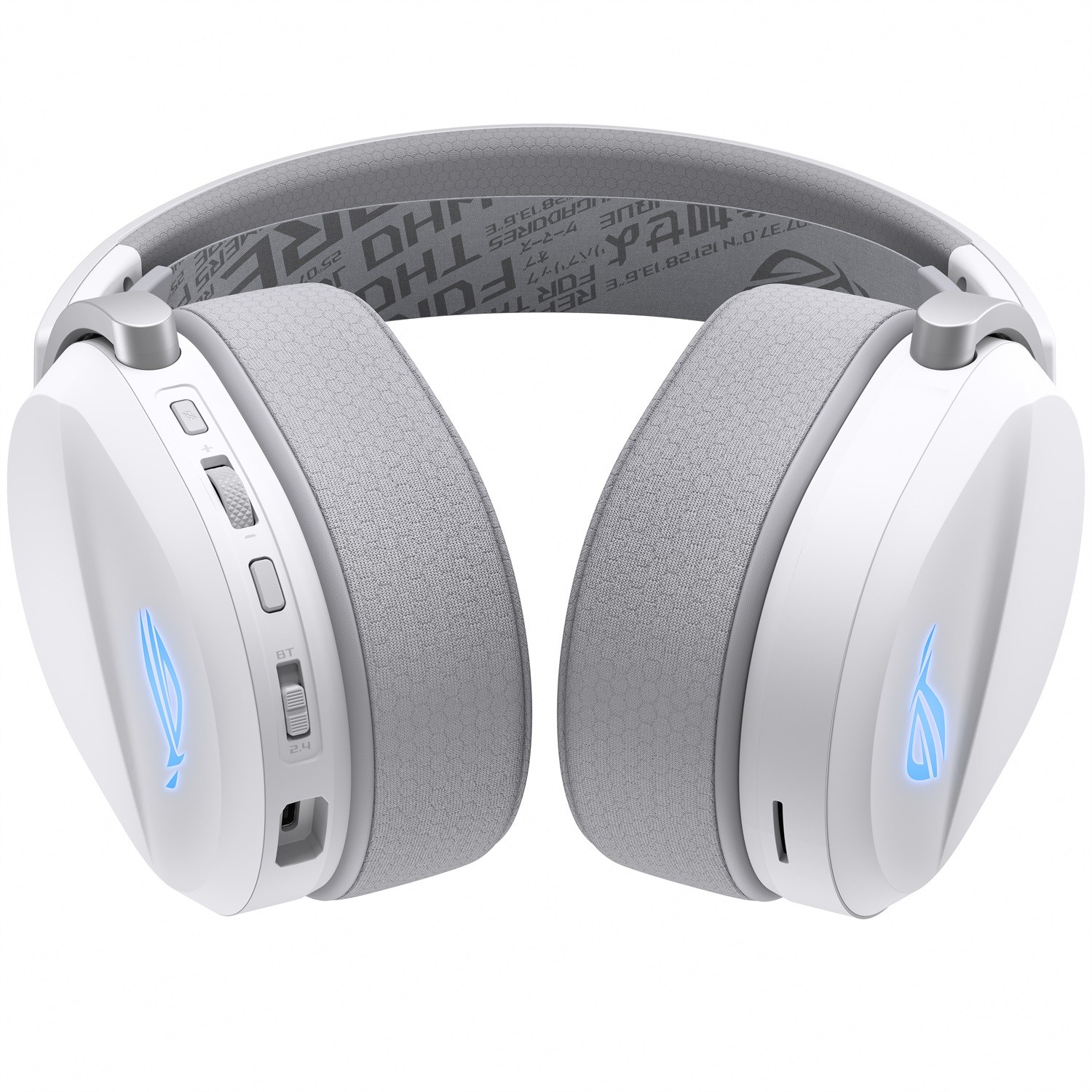 ASUS ROG Pelta Auricolare Gaming A Padiglione Con e Senza Cavo USB tipo-C e Bluetooth Bianco