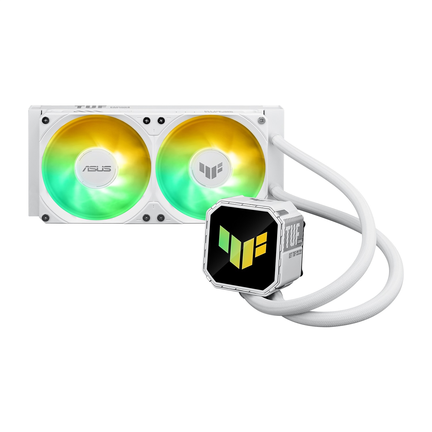 ASUS TUF Gaming LC III 240 ARGB WHT - Raffreddamento a Liquido CPU 240mm con 2 Ventole ARGB Bianco