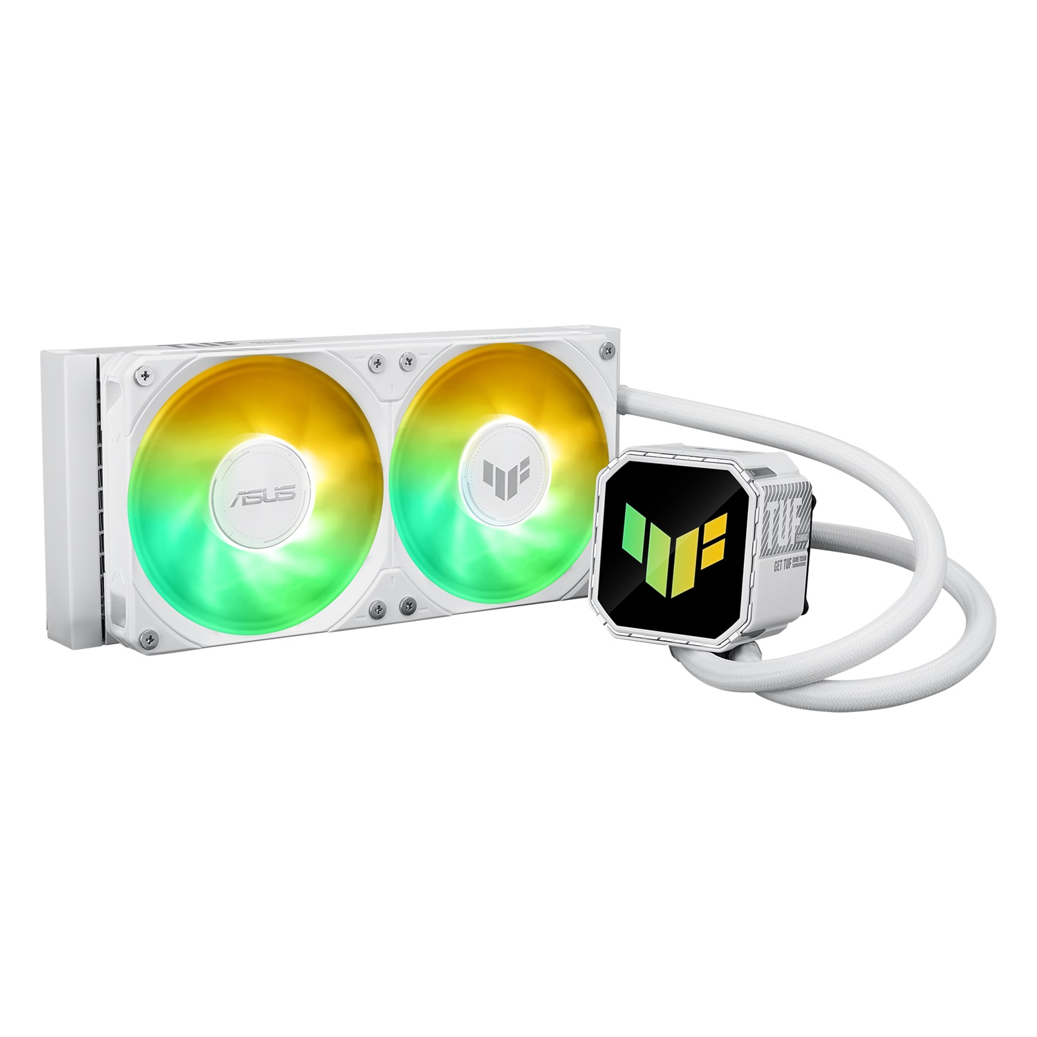 ASUS TUF Gaming LC III 240 ARGB WHT - Raffreddamento a Liquido CPU 240mm con 2 Ventole ARGB Bianco