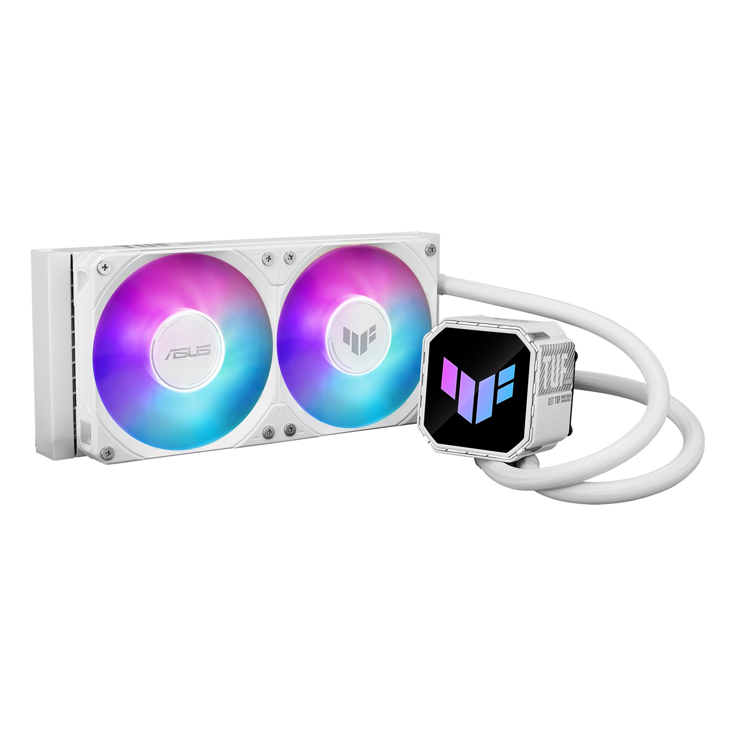 ASUS TUF Gaming LC III 240 ARGB WHT - Raffreddamento a Liquido CPU 240mm con 2 Ventole ARGB Bianco