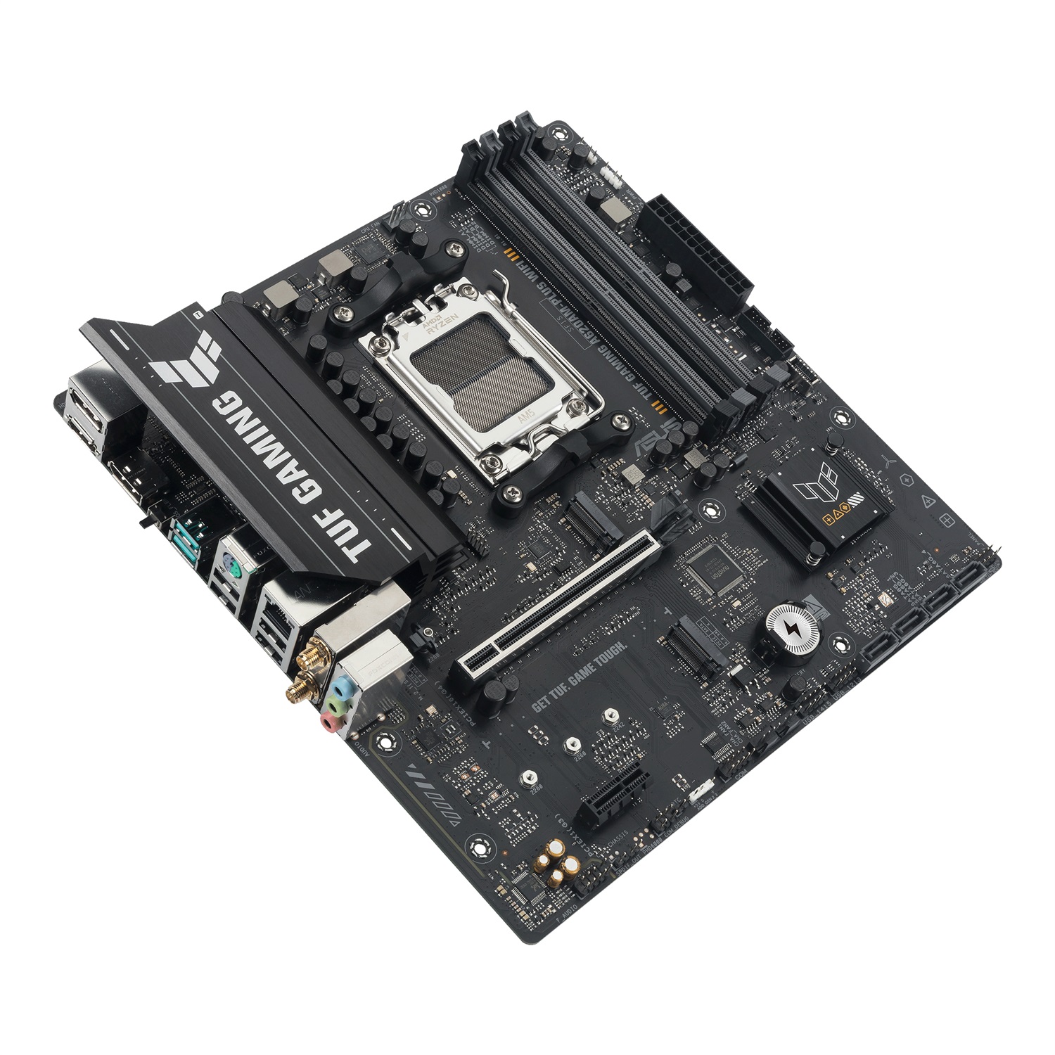 ASUS TUF A620AM-PLUS WIFI - Scheda Madre AM5 per Processori AMD Ryzen 7000, Ottimizzata per il Gaming e con Componenti Resistenti