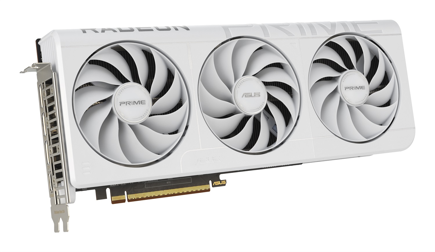 ASUS Prime AMD Radeon RX 9070 XT White OC Edition - Scheda Grafica 16 GB GDDR6, 256 Bit, PCIe 5.0, 1 HDMI 2.1, 3 DisplayPort 2.1, Software GPU Tweak III