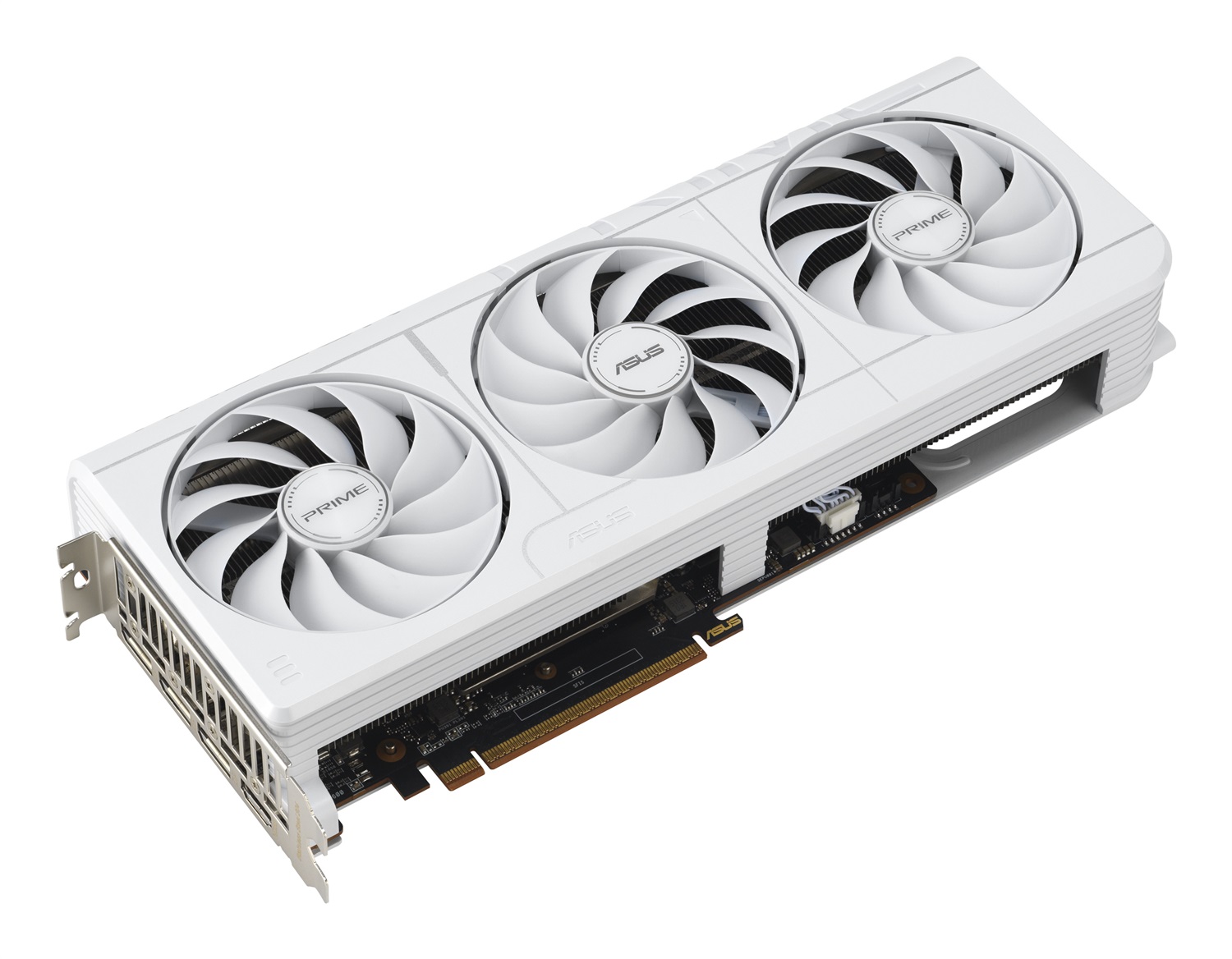 ASUS Prime AMD Radeon RX 9070 XT White OC Edition - Scheda Grafica 16 GB GDDR6, 256 Bit, PCIe 5.0, 1 HDMI 2.1, 3 DisplayPort 2.1, Software GPU Tweak III