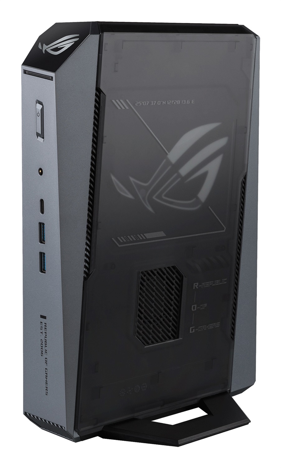 ASUS ROG GR70-N90039AN Mini PC Nero con AMD Ryzen™ 9 9955HX, 32 GB DDR5, 1 TB SSD e NVIDIA GeForce RTX 5070