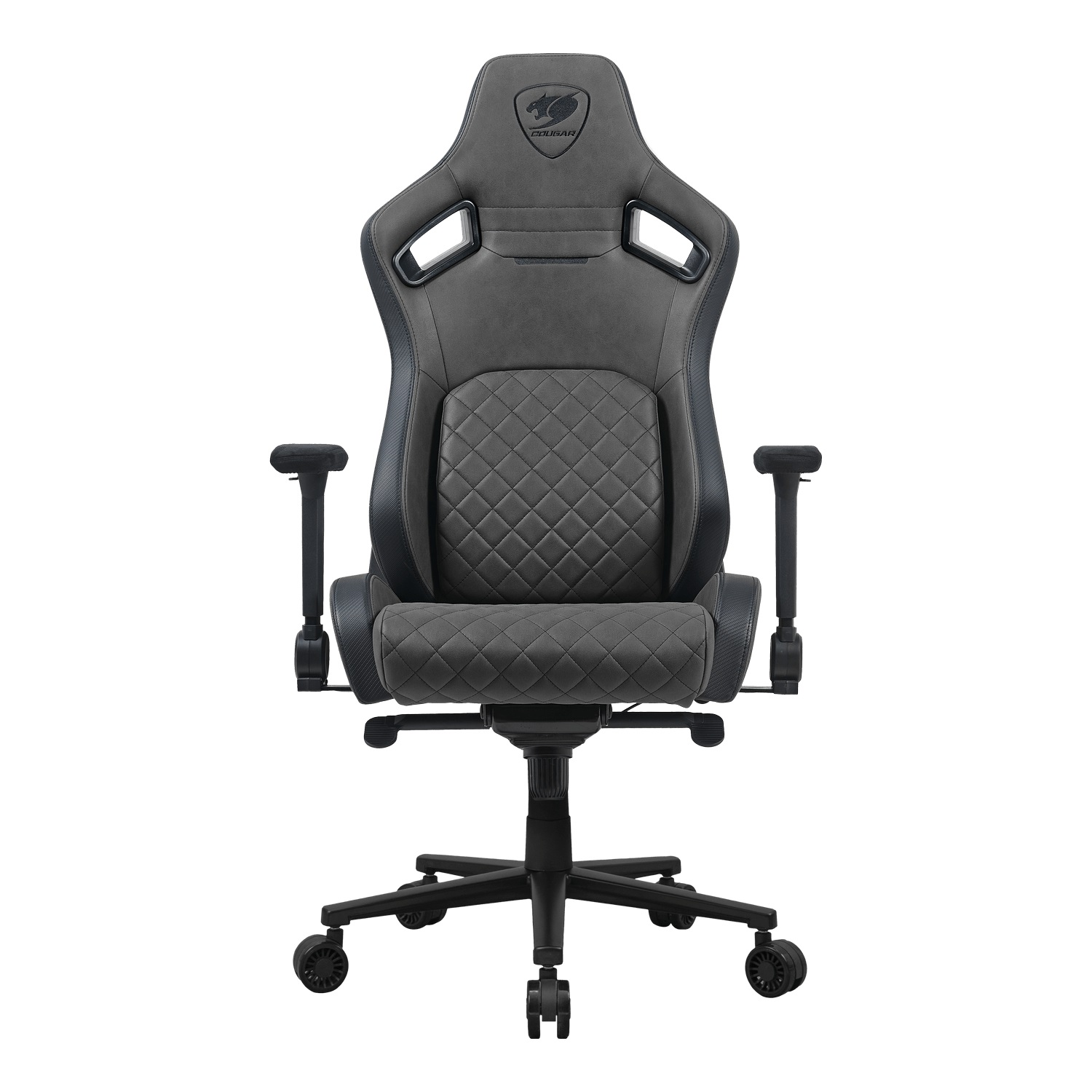 Cougar Defensor S - Sedia Gaming Universale Nero/Grigio, Max 150 kg, Tappezzata