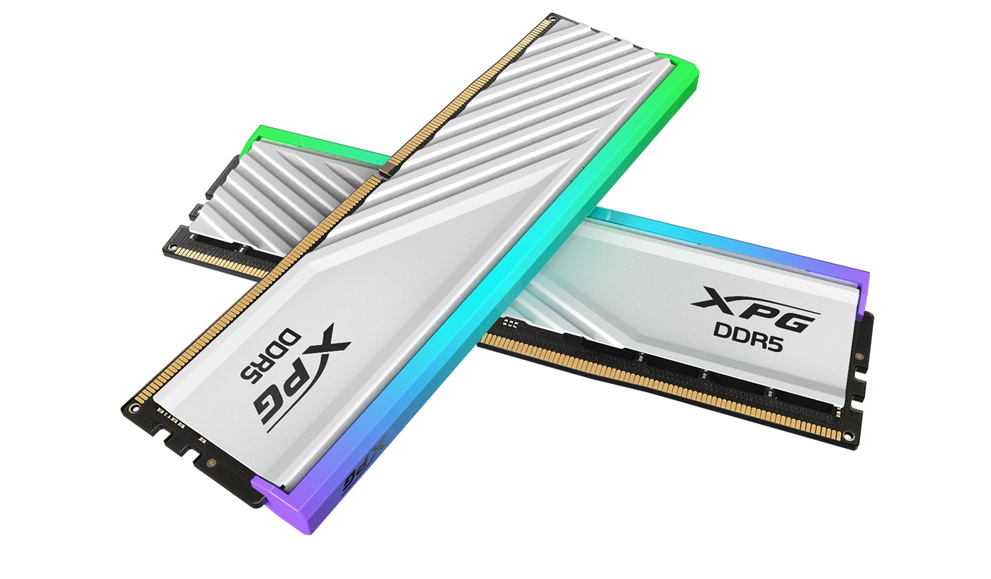 ADATA XPG Lancer Blade RGB 32 GB (2 x 16 GB) DDR5 6000 MHz CL36 DIMM Bianco con supporto INTEL XMP e AMD EXPO