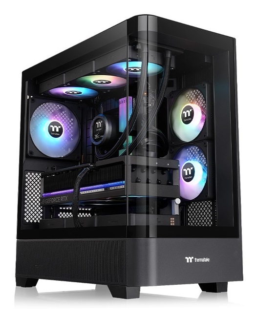 Thermaltake View 290 TG ARGB Midi Tower Nero - Case ATX con Vetro Temperato e Illuminazione ARGB
