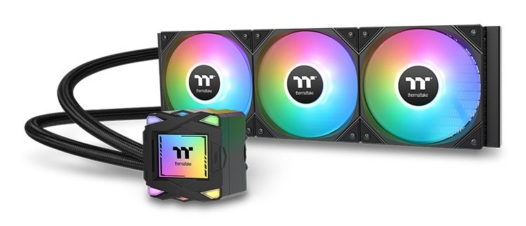 Thermaltake LA360 ARGB - Dissipatore CPU a liquido 120mm con 3 ventole e illuminazione ARGB