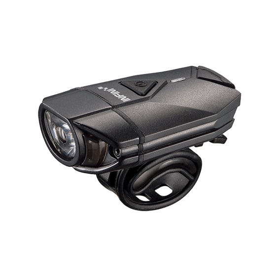 Infini Luce Anteriore Super Lava - 300 Lumen, 6 Modalità, Ricarica USB, Facile Installazione - Nero