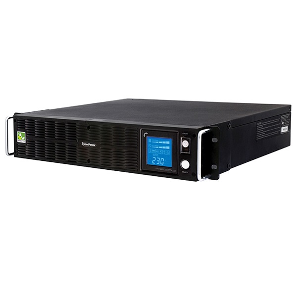 CyberPower PR750ELCDRT1U Gruppo di Continuità (UPS) A Linea Interattiva 750 VA 500 W con 6 Prese AC