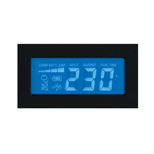 CyberPower PR750ELCDRT1U Gruppo di Continuità (UPS) A Linea Interattiva 750 VA 500 W con 6 Prese AC