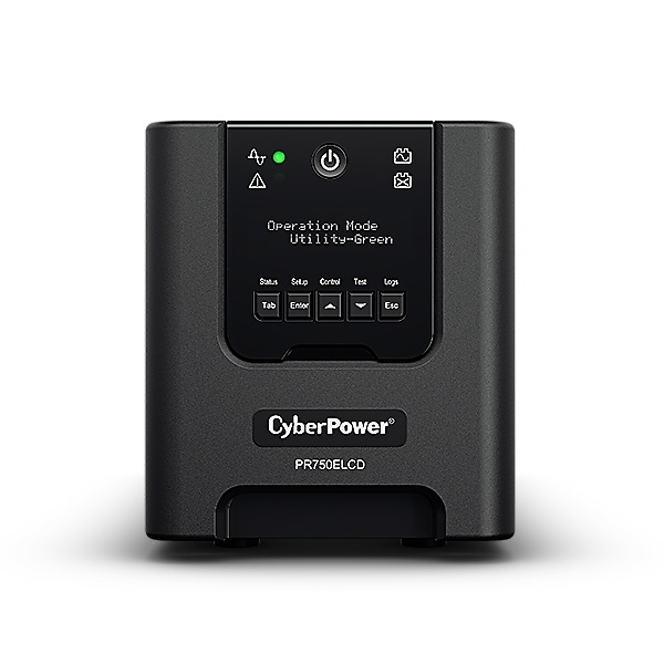 CyberPower PR750ELCD Gruppo di Continuità Interattivo UPS 0,75 kVA 675 W con 6 Prese AC
