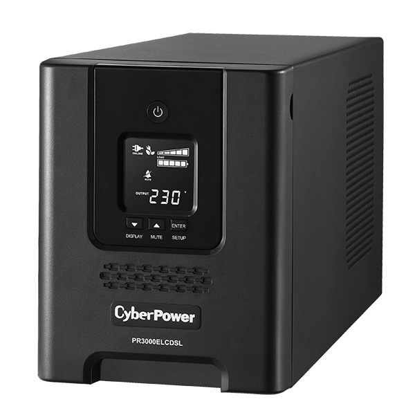 CyberPower PR3000ELCDSL Gruppo di Continuità (UPS) A Linea Interattiva 3 kVA 2700 W con 9 Prese AC