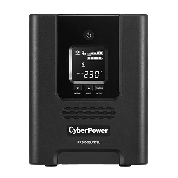 CyberPower PR3000ELCDSL Gruppo di Continuità (UPS) A Linea Interattiva 3 kVA 2700 W con 9 Prese AC