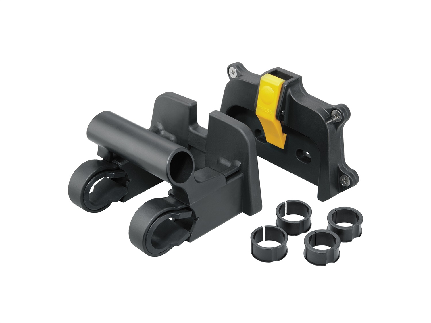 Topeak Basket Front Cestino Anteriore in Metallo Nero, Capacità 16L, Attacco QuickClick Fixer 3, Compatibile con Manubri Ø25.4 e Ø31.8 mm