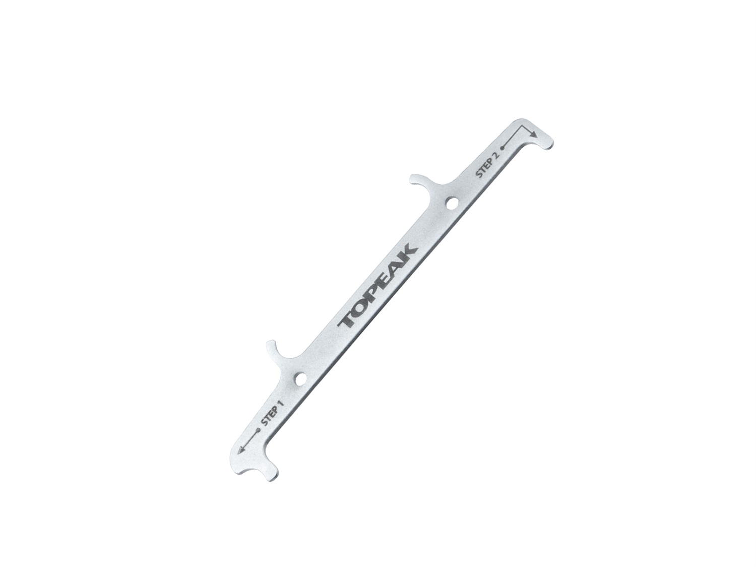 Topeak Gancio Catena Chain Hook & Wear Indicator - Strumento in Acciaio Temprato con Indicatore di Usura, Dimensioni 10.9 x 2.2 x 1.8 cm, Peso 9.6 g