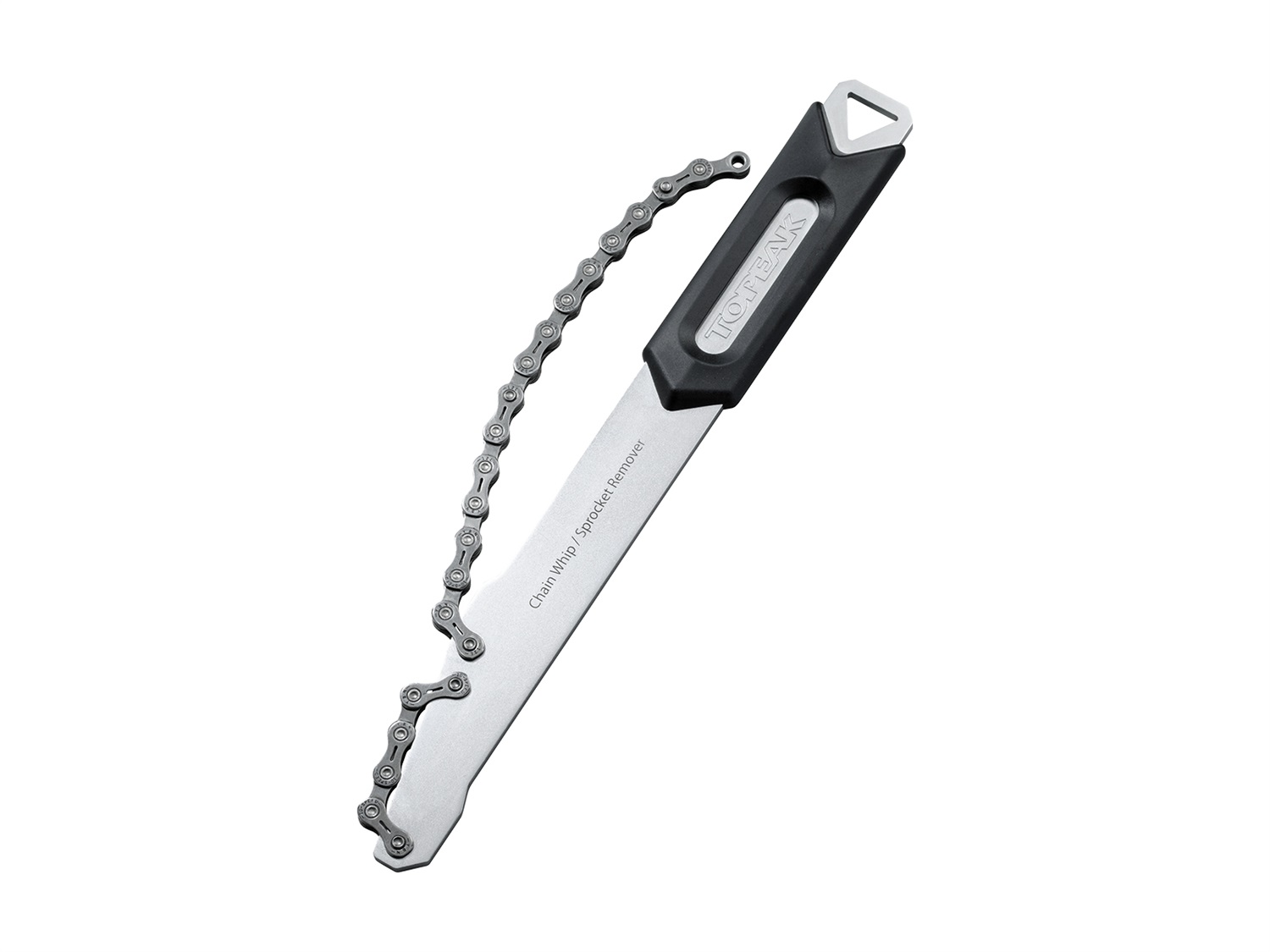 Topeak Leva Chain Whip/Sprocket Remover - Smagliacatena in Acciaio Temprato con Maniglia Imbottita per Rimozione Pignoni