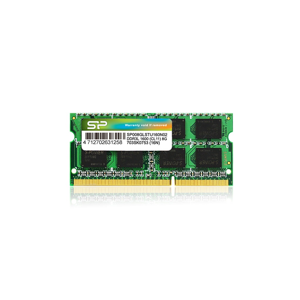 Silicon Power 8GB DDR3L SO-DIMM Memoria RAM 1 x 8 GB 1600 MHz 204-pin