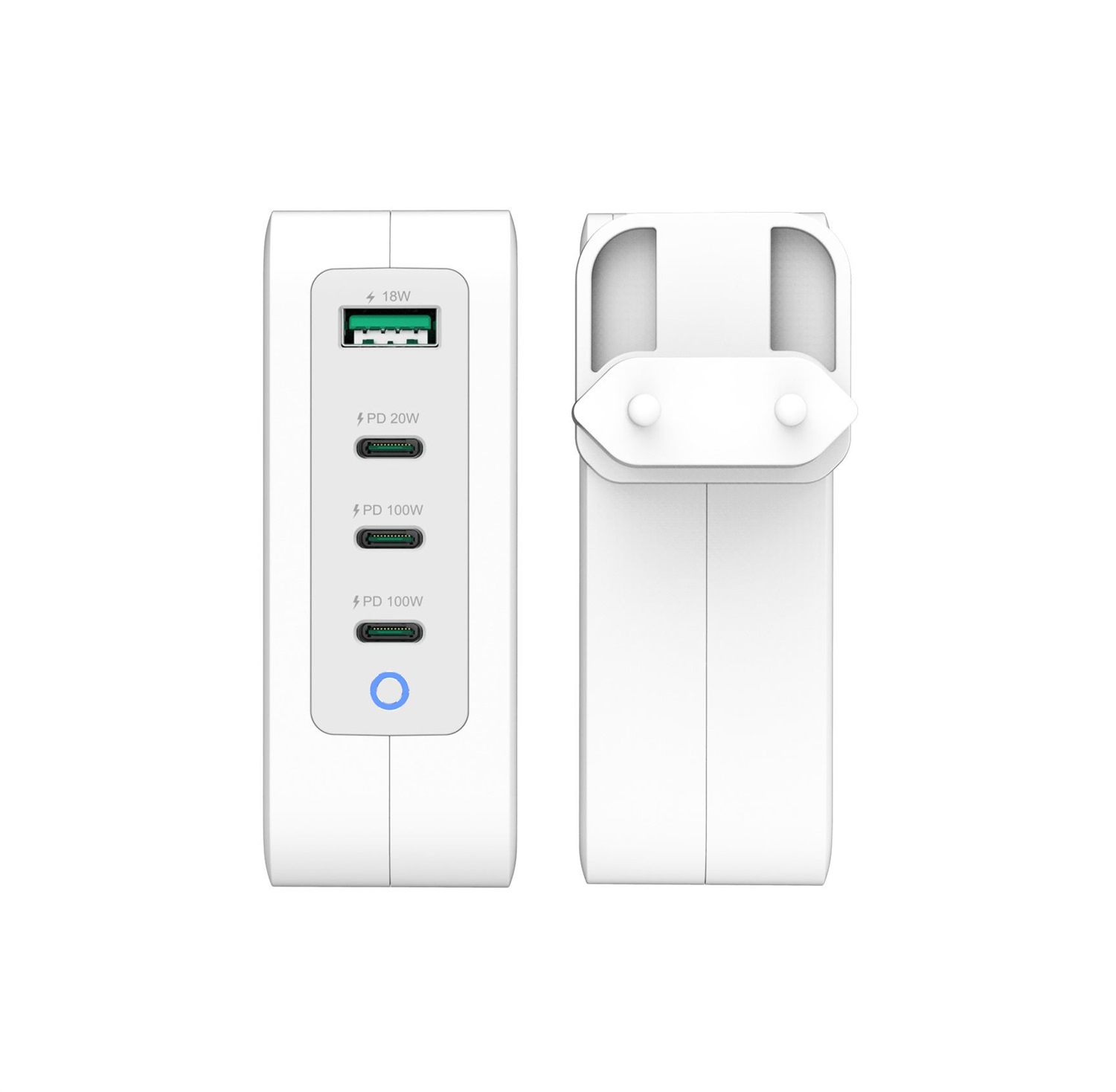 j5create Caricatore GaN USB-C 130W a 4 porte - Carica fino a 4 dispositivi contemporaneamente