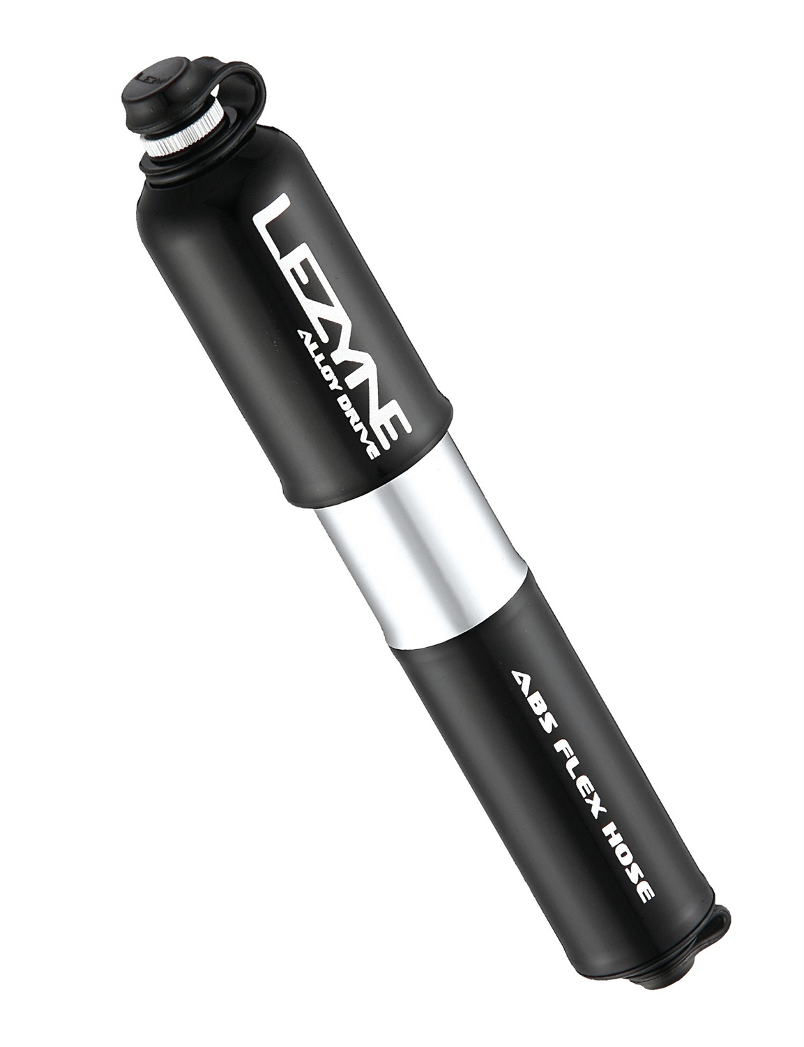 Lezyne Mini-Pompa Aria Alloy Drive - Pompa a mano in alluminio per pneumatici MTB - Nero