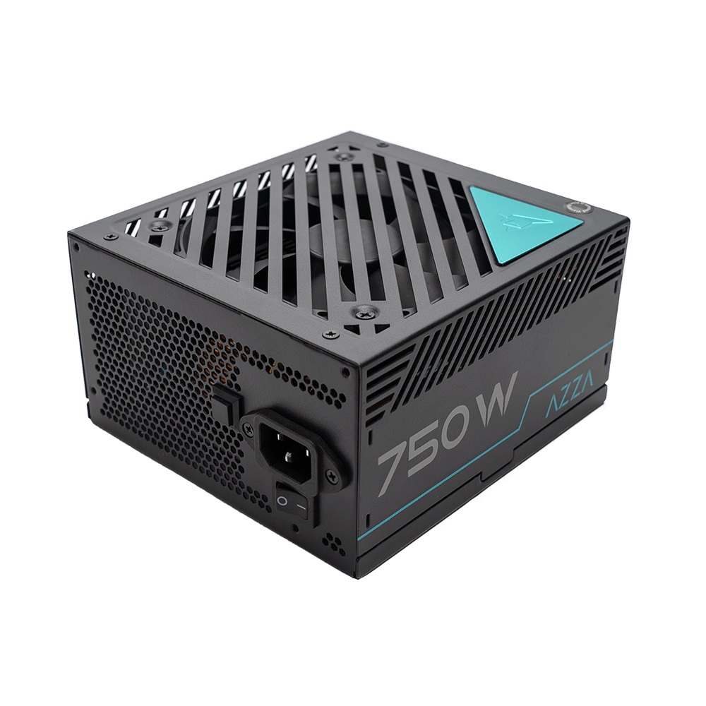 Azza PSAZ 750G Alimentatore per Computer 750 W PSU 20 4 pin ATX Totalmente Modulare Nero