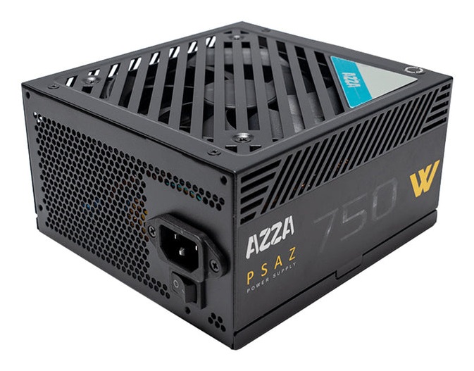 Azza PSAZ-750W Alimentatore 750W 80 Bronze con Connettori 20 4 pin ATX - Nero