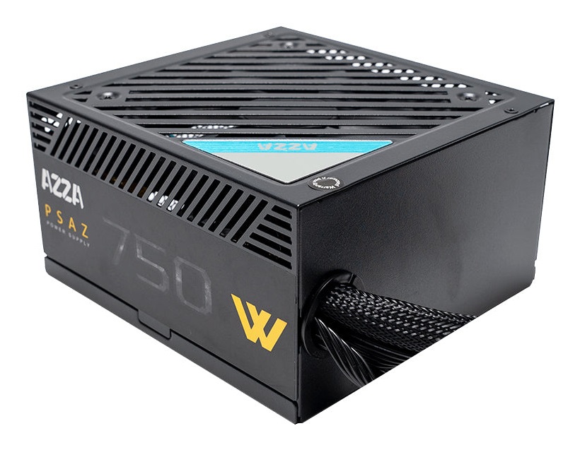 Azza PSAZ-750W Alimentatore 750W 80 Bronze con Connettori 20 4 pin ATX - Nero