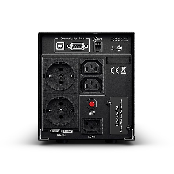 CyberPower PR750ELCDGR Gruppo di Continuità (UPS) A Linea Interattiva 0,75 kVA 675 W con 4 Prese AC, Porta USB Tipo B, Emergency Power Off