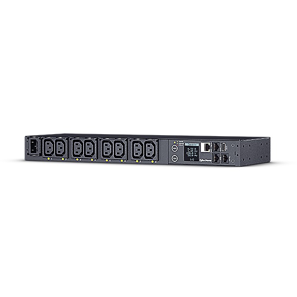 CyberPower PDU81004 unità di distribuzione dell'energia (PDU) 8 prese AC 1U Nero - Switched Metered-By-Outlet, 100-240 V, Ethernet, USB, serial