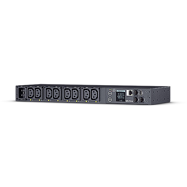 CyberPower PDU81005 Unità di Distribuzione dell'Energia (PDU) 8 Prese AC 1U Nero - Monitorato, Commutate, Montaggio Orizzontale/Verticale