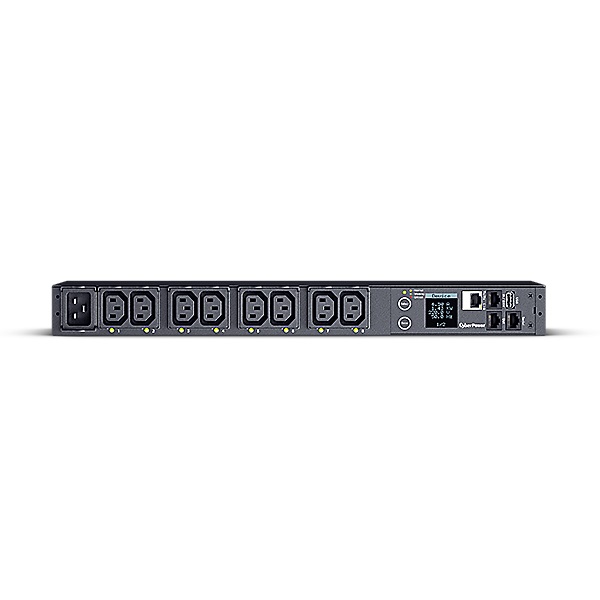 CyberPower PDU81005 Unità di Distribuzione dell'Energia (PDU) 8 Prese AC 1U Nero - Monitorato, Commutate, Montaggio Orizzontale/Verticale