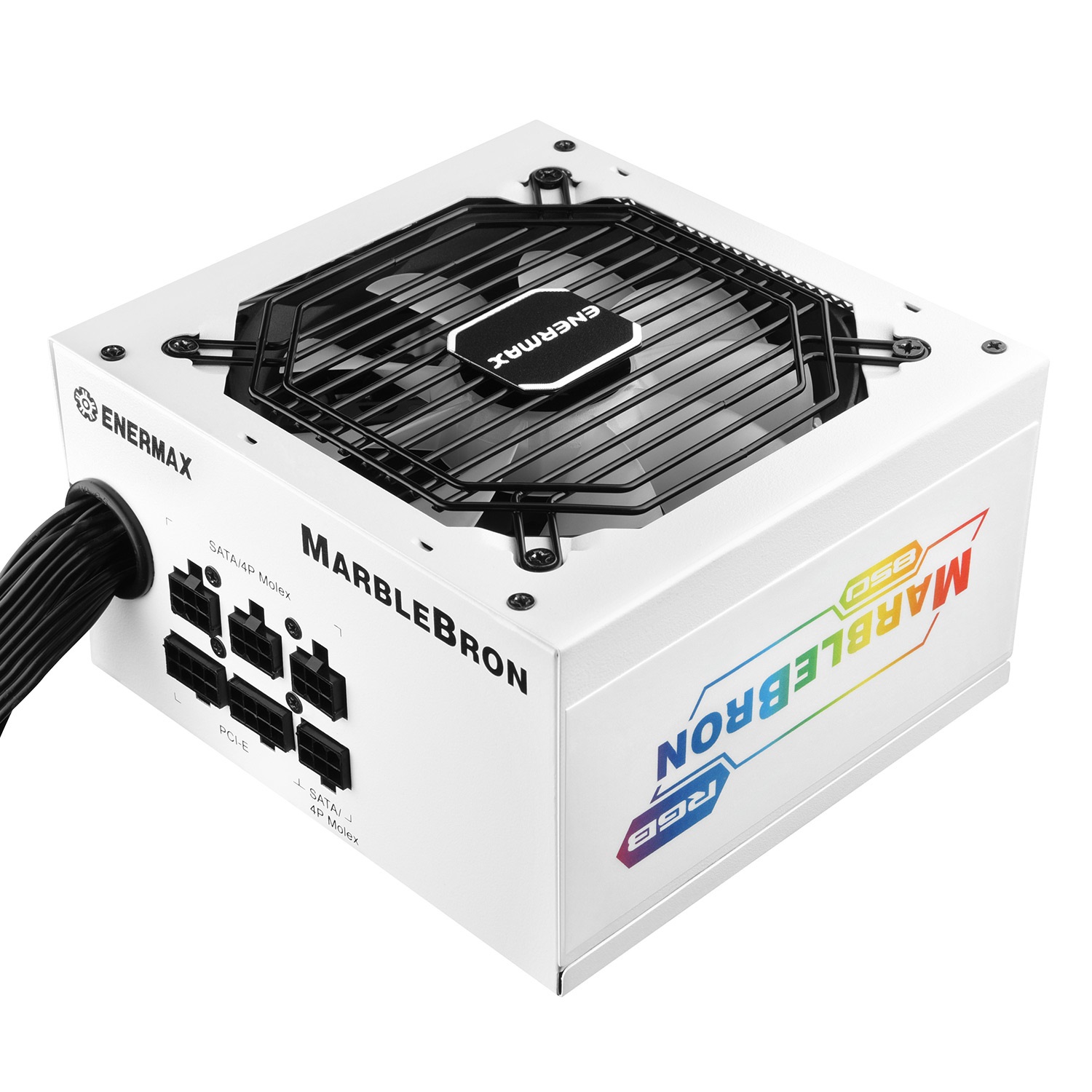 Enermax MARBLEBRON Alimentatore 850W ATX Semi-modulare ARGB 80 PLUS Bronzo Nero e Bianco