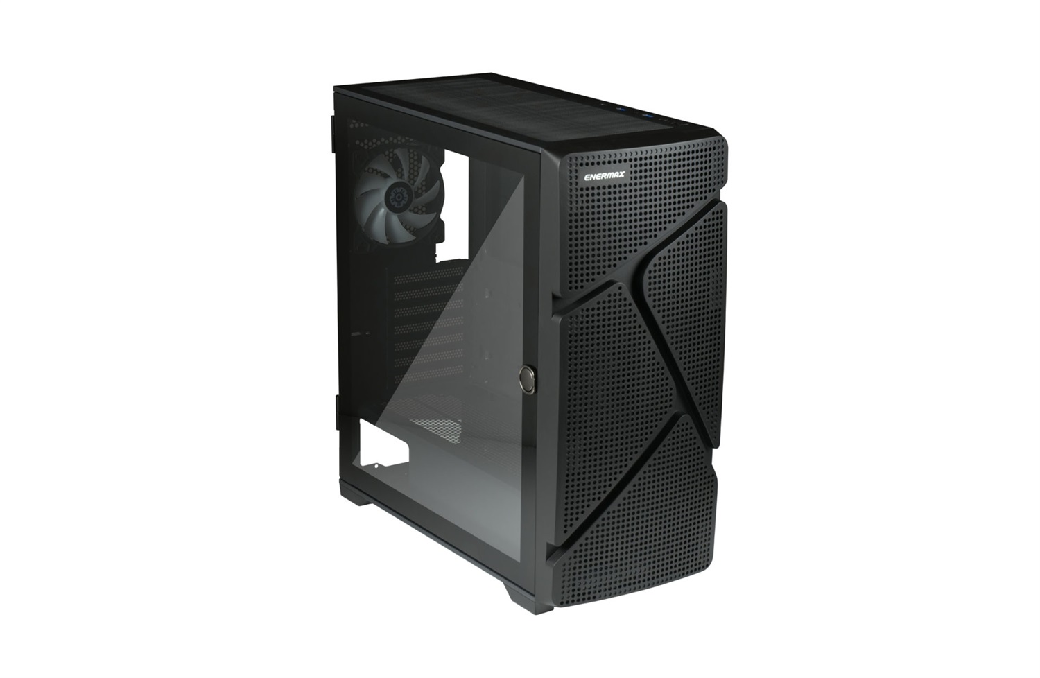 Enermax MarbleShell MS31 Case Mid-tower ARGB Nero con Vetro Temperato, 4 Ventole PWM ARGB, E-ATX, USB 3.0 e Type-C
