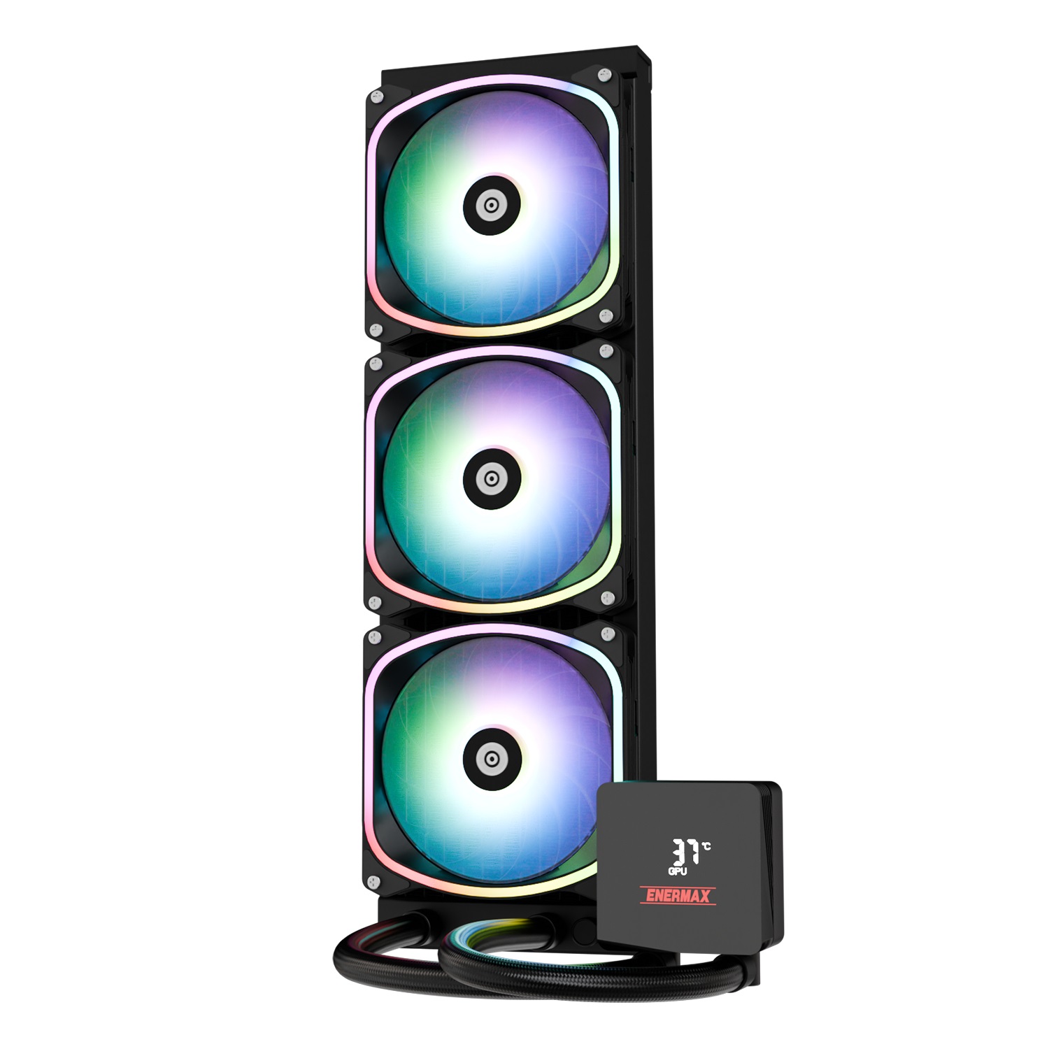 Enermax Aquafusion II ARGB 360 mm - Raffreddamento a liquido con monitoraggio temperature e illuminazione RGB