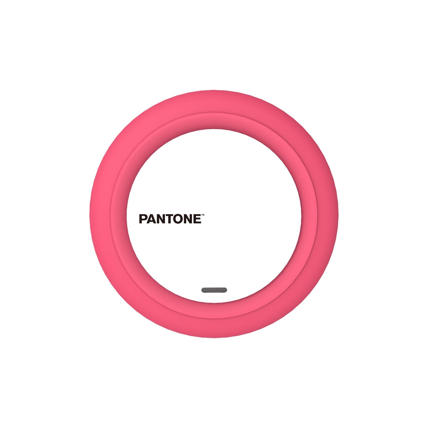 Celly Pantone PT-WC001P Caricabatterie Wireless Qi 7.5W per Smartphone - Colore Rosa, Design Compatto