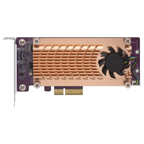 QNAP QM2-2S-220A Scheda di Espansione PCIe Dual M.2 22110/2280 SATA SSD