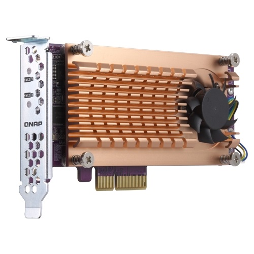 QNAP QM2-2S-220A Scheda di Espansione PCIe Dual M.2 22110/2280 SATA SSD