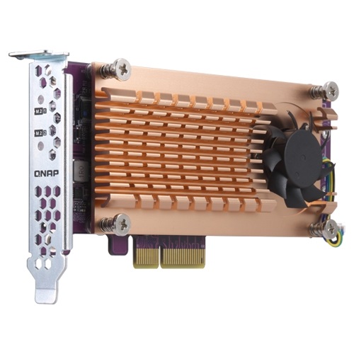 QNAP QM2-2P-244A Scheda di interfaccia e adattatore Interno M.2 PCIe Dual Slot