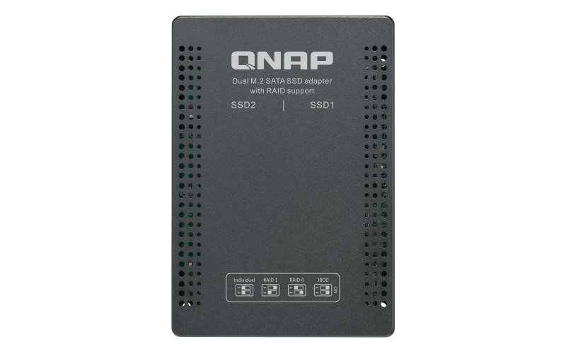 QNAP QDA-A2MAR Contenitore di Unità di Archiviazione Esterno per SSD M.2, SATA 2.5